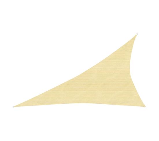 Voile D'ombrage 160 G/m² Beige 3x4x5 M Pehd