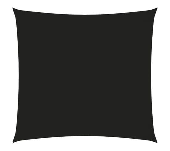 Voile De Parasol Tissu Oxford Carré 2,5x2,5 M Noir