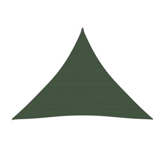 Voile D'ombrage 160 G/m² Vert Foncé 4,5x4,5x4,5 M Pehd