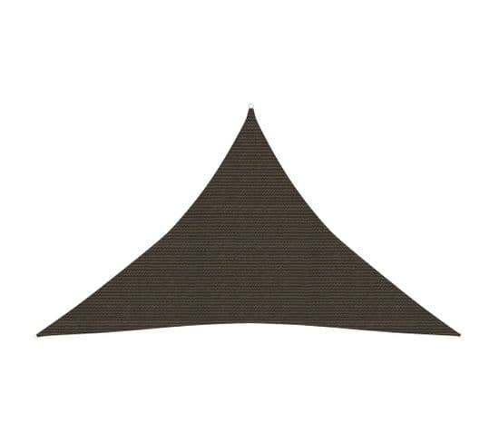 Voile D'ombrage 160 G/m² Marron 4x4x5,8 M Pehd