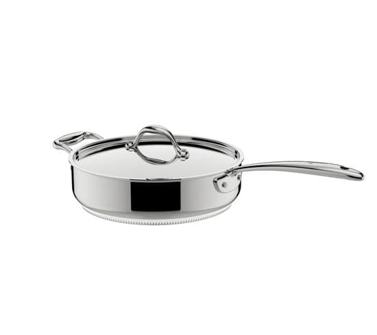 Sauteuse Inox 26cm + Couvercle - 11116032026