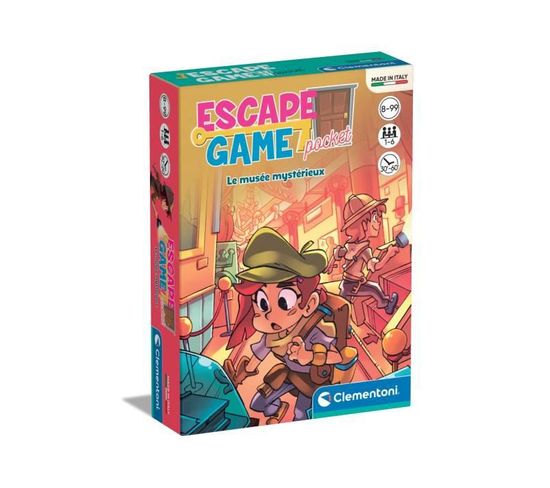 Escape Game - Le Musée - Jeu De Société - Jeu De Cartes - 1 À 6 Joueurs - Dès 8 Ans - 52603