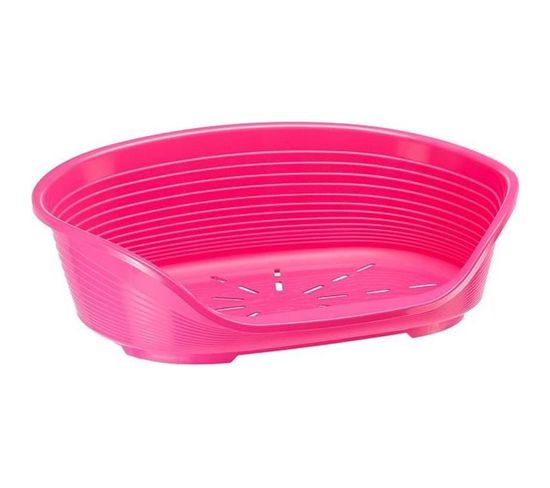 Corbeille Siesta Deluxe 2 - 49x36x17,5 Cm - Fuchsia - Pour Chien Et Chat