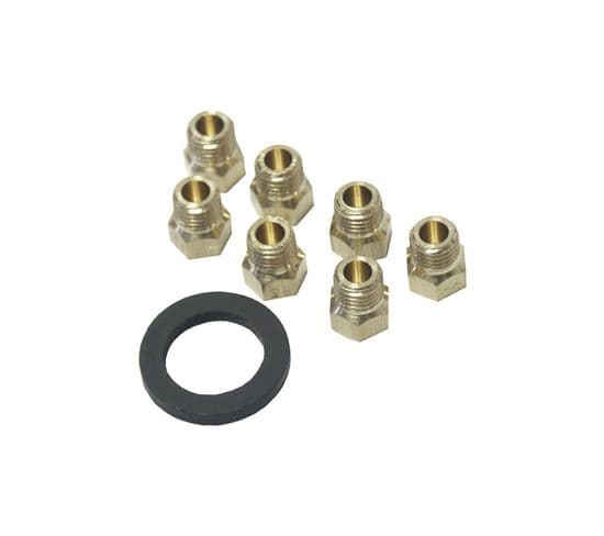 Kit Injecteurs Gaz Butane  481931039347 Pour Cuisinière Bauknecht, Ignis, Laden, Radiola, Whirlpool