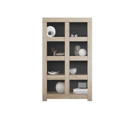 Buffet Ouvert 8 Niches - H186 Cm