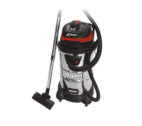 Aspirateur Cuve 50l 1200w Inox/noir - Prasp51lpe