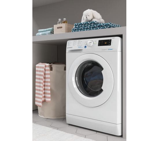 lave linge hublot INDESIT BWE91485XWFRN 9kg Blanc