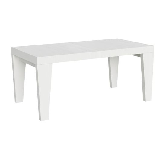 Table Extensible 90x180/284 Cm Spimbo Frêne Blanc