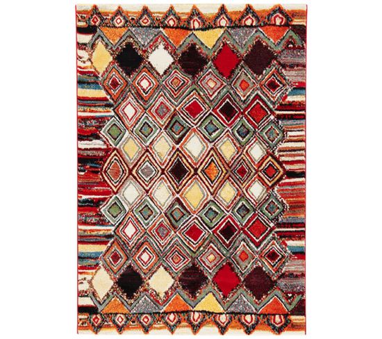 Tapis De Salon Mira En Polypropylène - Multicolore - 135x190 Cm