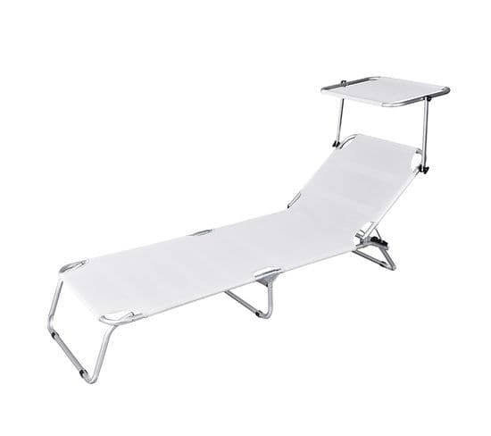 Chaise longue De Plage Pliante En Aluminium Litto