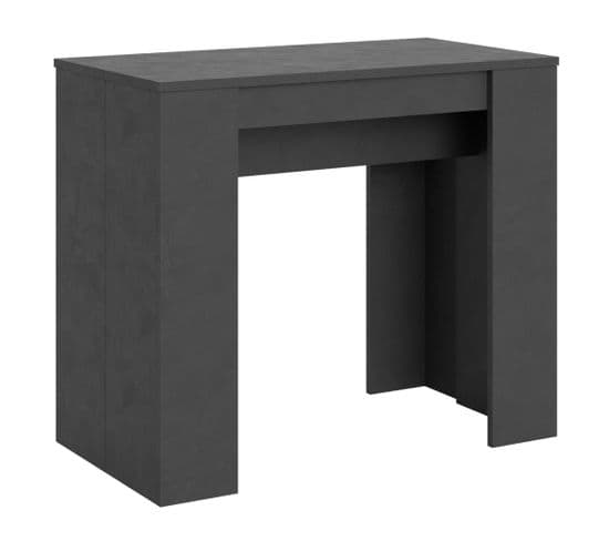 Console Extensible 90x40/308 Cm Basic Anthracite Spatulé