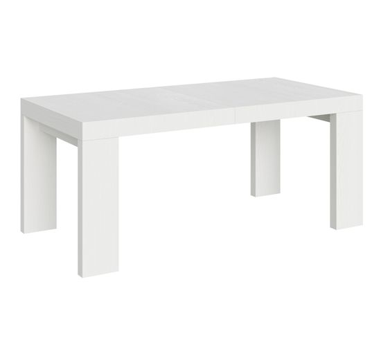 Table Extensible 90x180/440 Cm Roxell Frêne Blanc