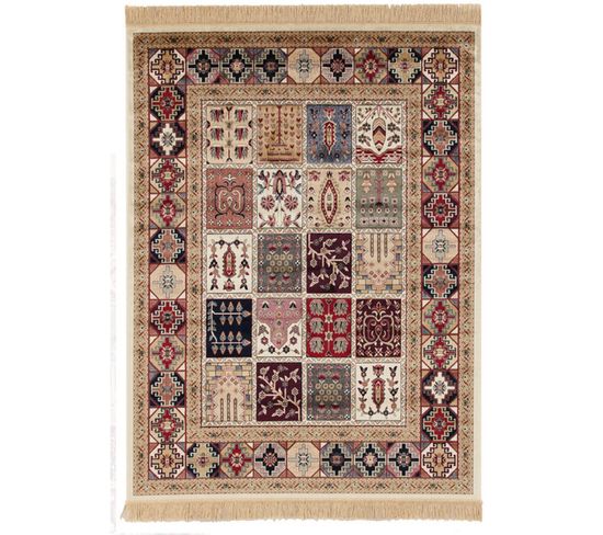 Tapis De Salon Farsh En Viscose - Beige - 160x230 Cm