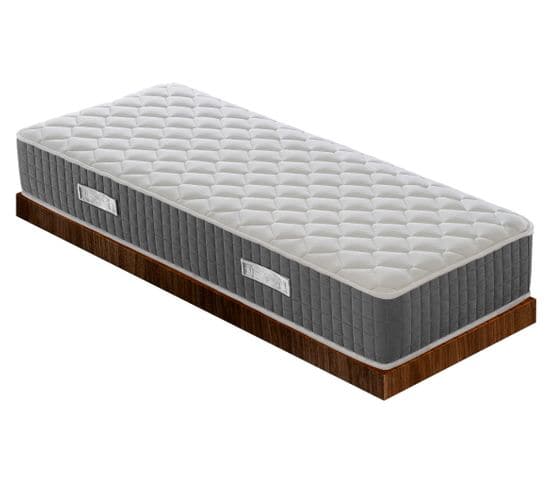 Matelas Ressorts Ensachés 80x200 Cm Accueil Mémoire De Forme Epaisseur 22 Cm