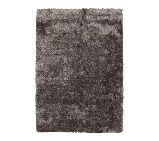 Tapis Shaggy Jewel En Polyester - Gris Anthracite - 160x160 Cm