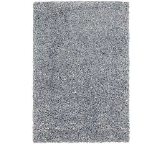 Tapis De Salon Richy En Polypropylène - Bleu Gris - 160x230 Cm