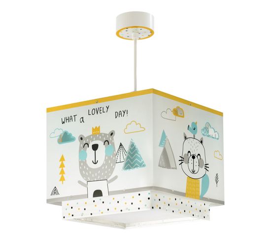 Suspension Pour Chambre Bebe Enfant Lampe Hello Little Luminaire Enfant But