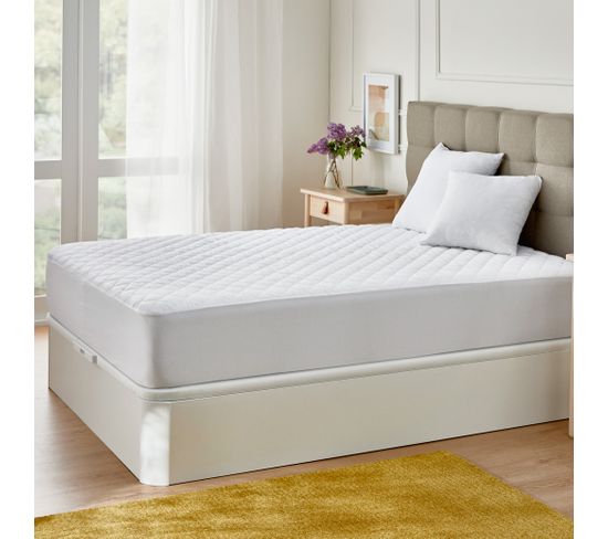 Protège-matelas Antiallergique Avec Rembourrage En Microfibre  80x200cm