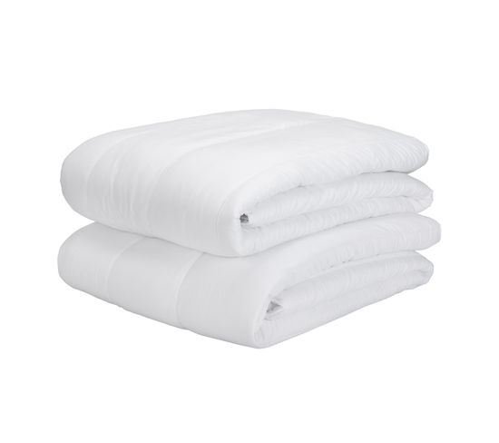 Couette Double Microfibre, 4 Saisons Antiallergique 300gr + 150gr  135x200cm