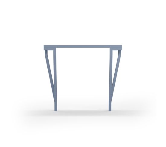 Table Console, Modèle 732 Collection Aire, En Hêtre Massif Cérusé, Bleu