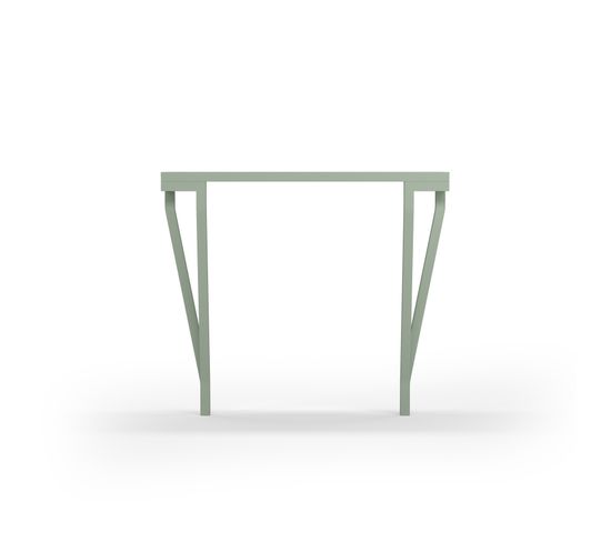 Table Console, Modèle 732 Collection Aire, En Hêtre Massif Cérusé, Vert