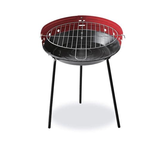 Barbecue Charbon 3 Pieds Noir Diamètre 33cm - 73832