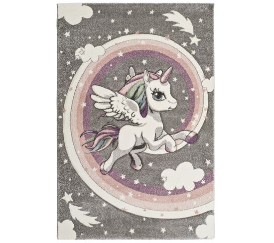 Tapis Intérieur 120x170 Cm Multicolore Rectangulaire Kinder Enfant