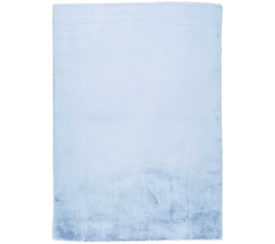 Fox Tapis Lavable Extra Doux En Bleu Clair, 80x150 Cm