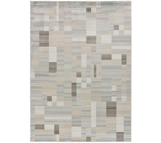 Tapis Intérieur 135x195 Cm Beige Rectangulaire Legacy Géométrique