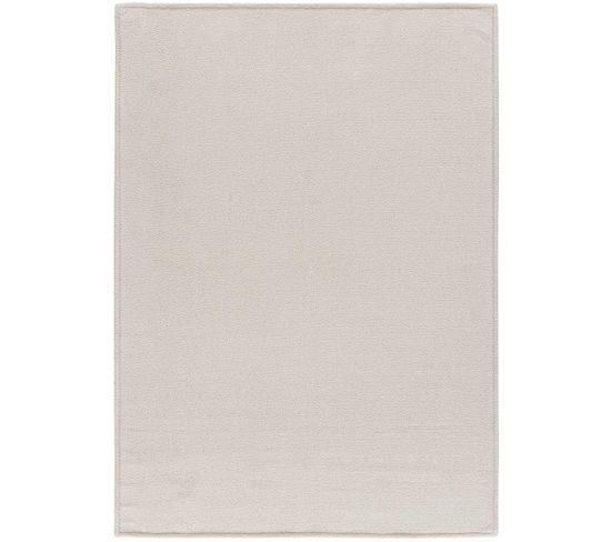 Tapis Intérieur 80x150 Cm Blanc Rectangulaire Saffi Uni