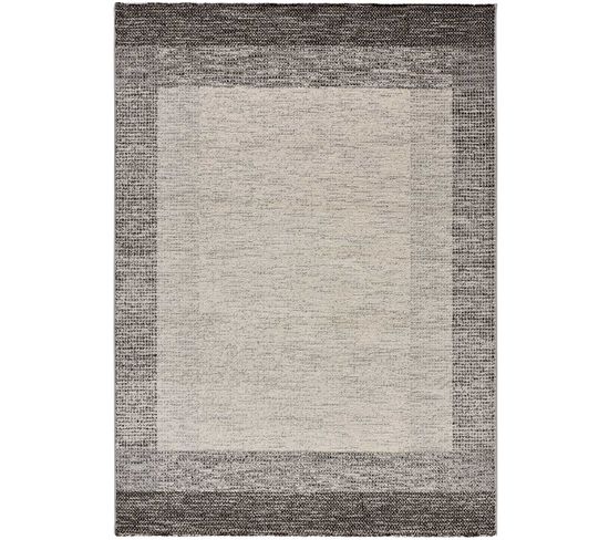 Tapis Intérieur 190x250 Cm Gris Rectangulaire Delta Géometrique