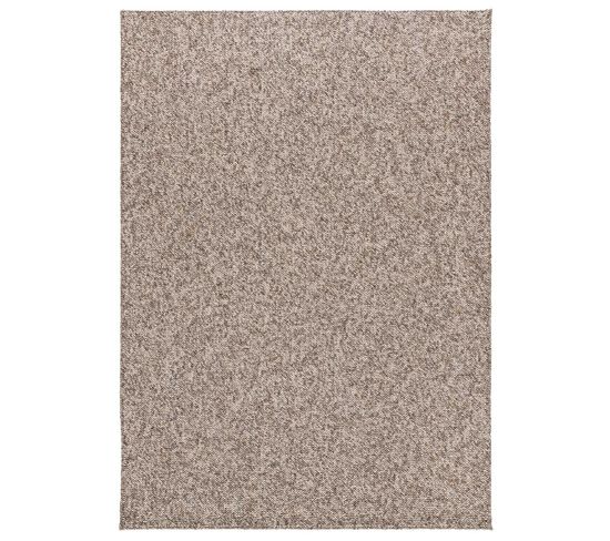 Tapis Intérieur 120x170 Cm Gris Rectangulaire Petra Uni