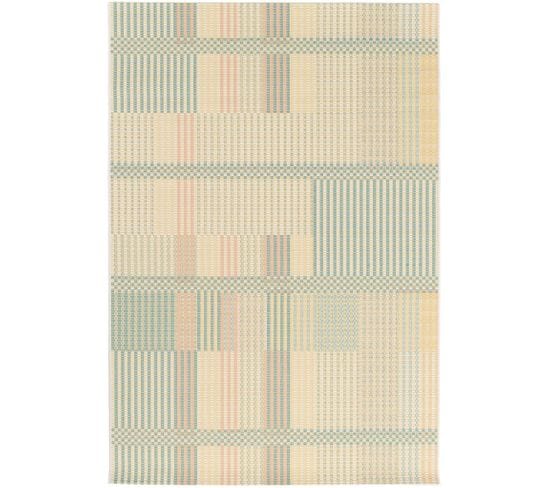 Tapis Extérieur 80x150 Cm Multicolore Rectangulaire Manila Géométrique