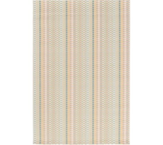 Tapis Extérieur 80x150 Cm Multicolore Rectangulaire Manila Géométrique