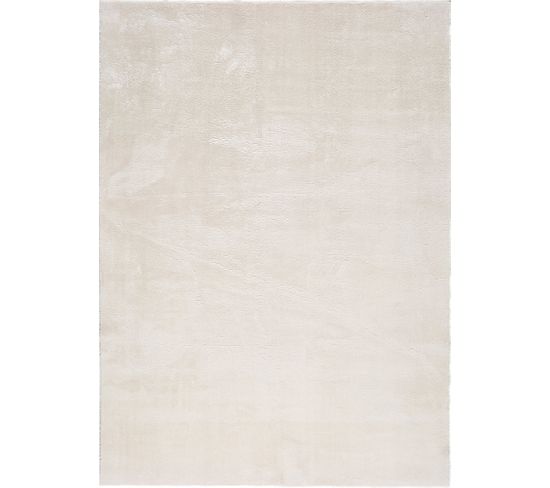 Tapis Intérieur 200x290 Cm Blanc Rectangulaire Loft Uni