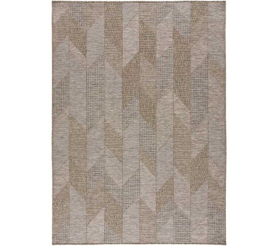 Tapis Extérieur 126x190 Cm Naturel Rectangulaire Oria Intérieur-extérieur