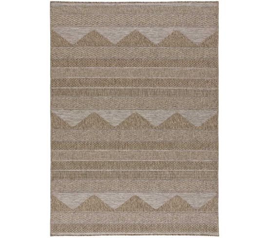 Tapis Extérieur 126x190 Cm Naturel Rectangulaire Oria Intérieur-extérieur