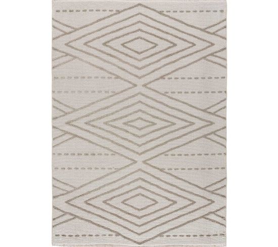 Tapis Intérieur 160x230 Cm Beige Rectangulaire Lux Ethnique