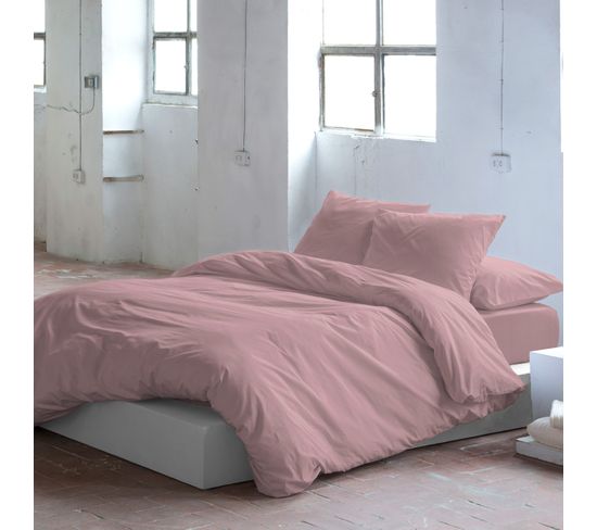 Housse De Couette Pure  Mauve 200x200 cm