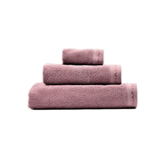 Set De 3 Serviettes Casual Mauve 30x50+50x90+90x150 Cm