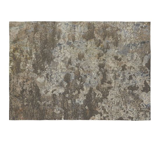 Tapis Marron Abstrait Moderne Plat Groot Marron 140x200