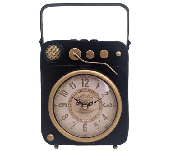 Horloge à Poser Vintage Tourne Disque