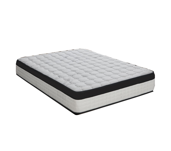 Matelas Mousse 80x190 EVOLUTION SOFT COMFORT CARBON Epaisseur Mi-ferme