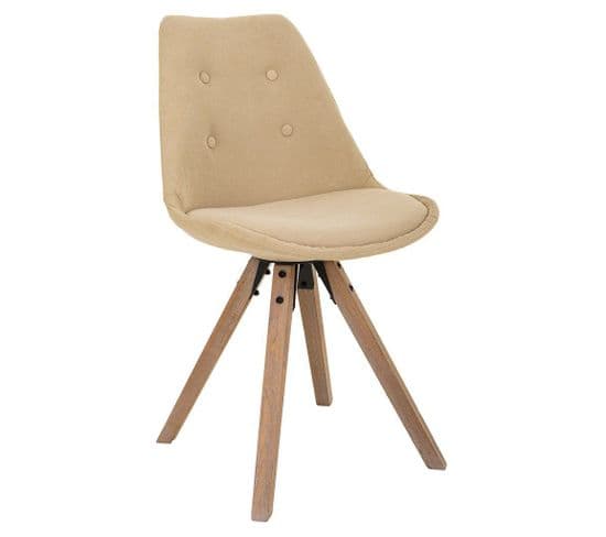 Chaise En Bois Couleur Crème 48x44x47/84h