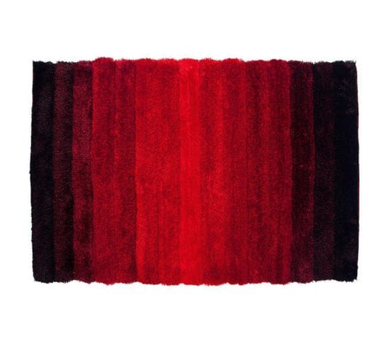 Tapis Rouge Avec Poil Haut 1-3 120x170