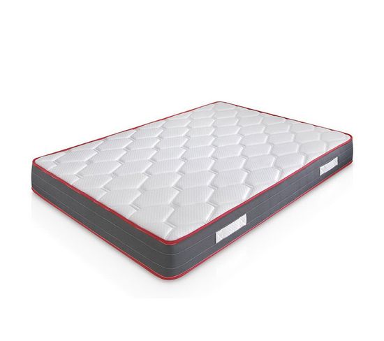 Matelas Mousse 90x190 cm BERLIN, Accueil mémoire de forme, 18cm d’épaisseur