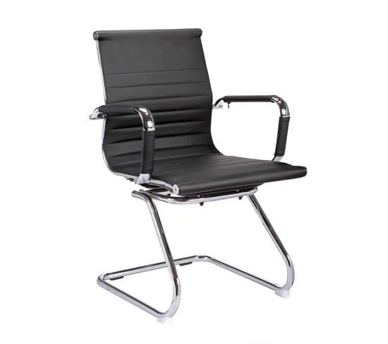 Fauteuil De Bureau En Simili, Couleur Noir, Executive