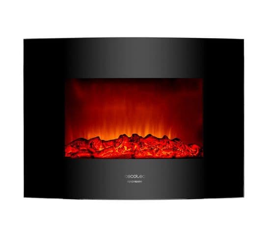Foyer Électrique Décoratif Ready Warm 2250 Curved Flames. 2000 W, Taille 22", Wifi, 2 Niveau