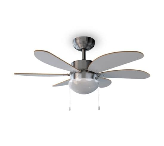 Ventilateur De Plafond Avec Lampe Energysilence Aero 350 50 W, Basse Consommation, Diamètre