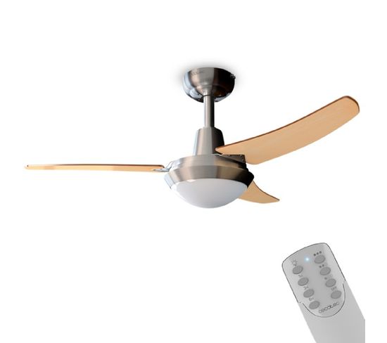 Ventilateur De Plafond Avec Télécommande Et Lumière Energysilence Aero 480. 65 W, 106 Cm De